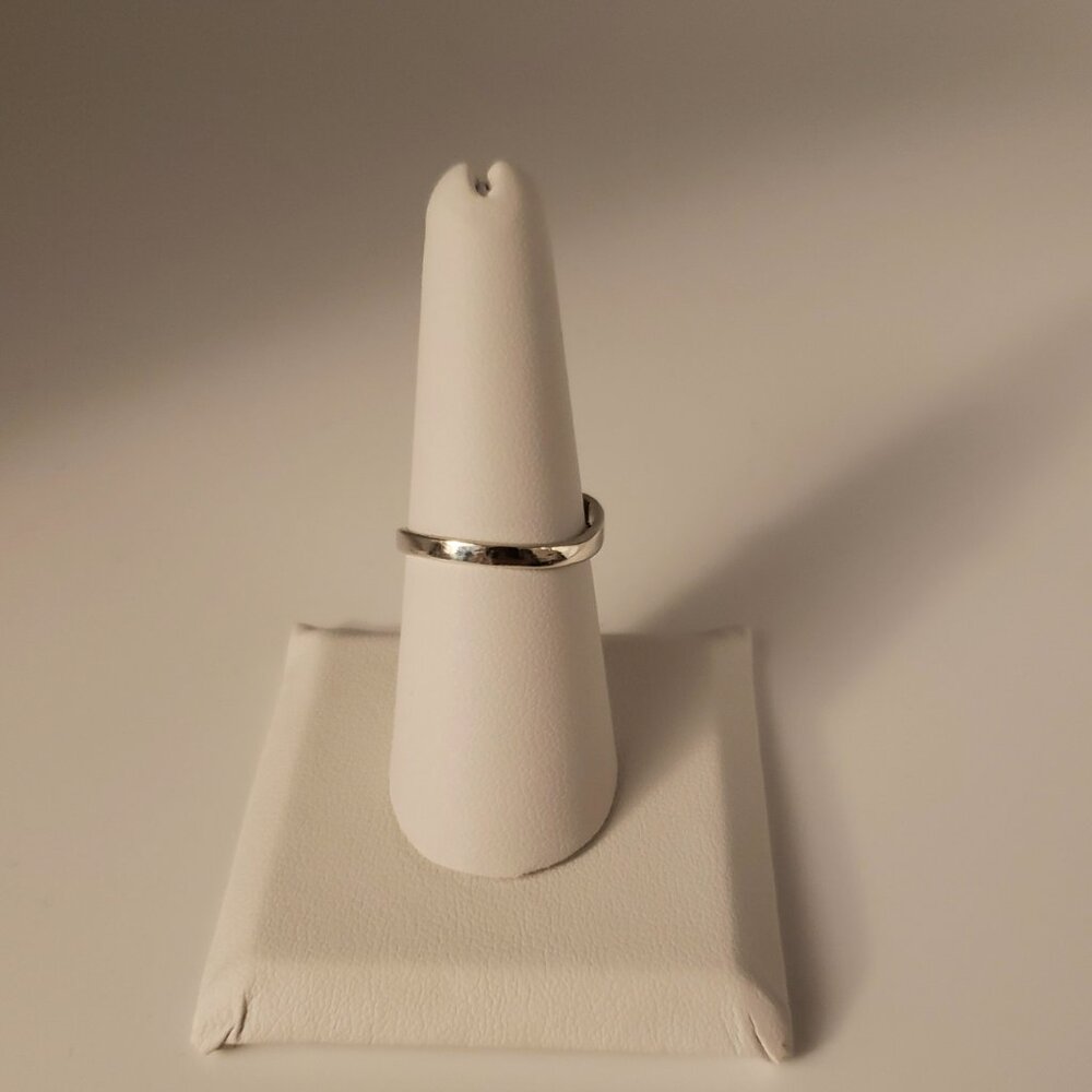 Ocean Wave Ring 925 Sterling Silver Size 8 Crest Cresting Surf Beach Minimalist - Picture 3 of 8